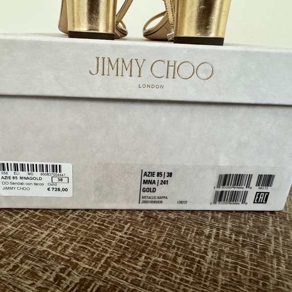 Jimmy Choi Azie: gold. Size 38 - Picture 3 of 6